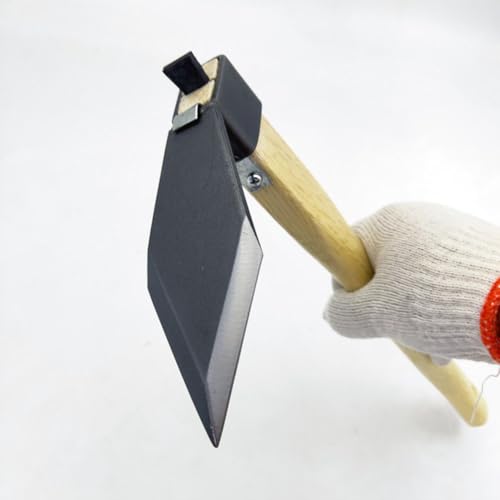 Azada de acero carbono para jardín mano miniatura 4