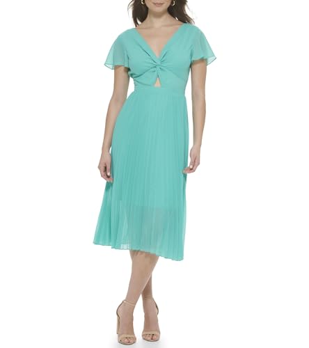 kensie Women's Dress Chiffon,Aqua Spray,0 at Amazon Women's Clothing store