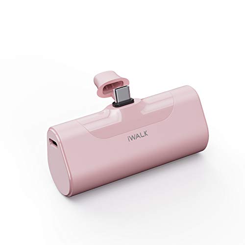 iWALK USB Banco de Energía, 4500mAh Cargador USB Portable C Pack de Batería, Compatible con Samsung Galaxy S10, S9, S8, Note 10/9/8, Switch, Smartphones Android
