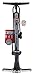 Schwinn Air Center Plus Floor Bike Pump, Pressure Gauge, Pumps 120 Max PSI, Dual Head Fits Schrader and Presta Valve Types, Wide Metal Base, Navy Blue