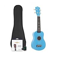 Soprano size ukulele delivers the classic 'plink' sound commonly associated with the original Hawaiian ukuleles High-quality construction ensures this ukulele will survive life on the road and still deliver great tones and performance Crafted from a ...