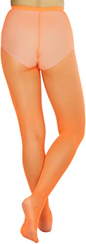 Image of ToBeInStyle Women's Sexy Vibrant Fine Classic Fishnet Full Footed Pantyhose