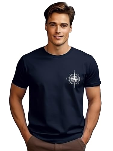 Image of ADRO Unisex 100% Cotton Regular Tshirt | Printed | Graphic Printed | Chest Printed