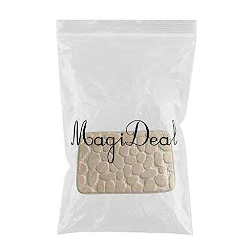 Image of Door Mat Anti-Slip Soft Area Rugs for Bathroom Balcony Laundry Room Decor 50x80cm Light Brown