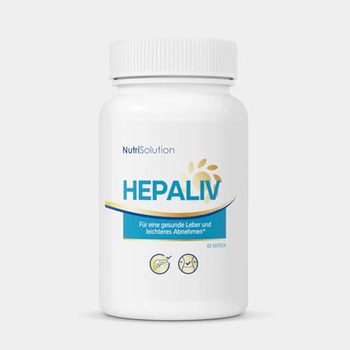 NutriSolution Hépaliv -Kapseln - Detox-Formel mit Mariendistel Desmodium & Grüntee für gesundheit Gewichtsmanagement & Fettverbrennung - 60 Kapseln (1)