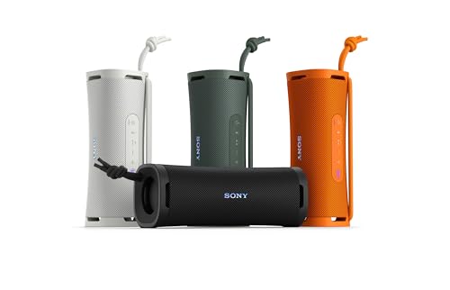Sony ULT Field 1 - Enceinte Portable sans Fil Bluetooth ULT Power Sound, Basses Profondes, IP67, étanche à l'eau/poussière et antichocs, Batterie 12h, Prise d'appel, extérieur, Voyage - Noir