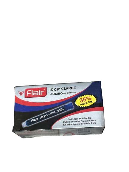 Image of Flair Ink X-Large Jumbo Cartridge, Blue, 35% More Ink
