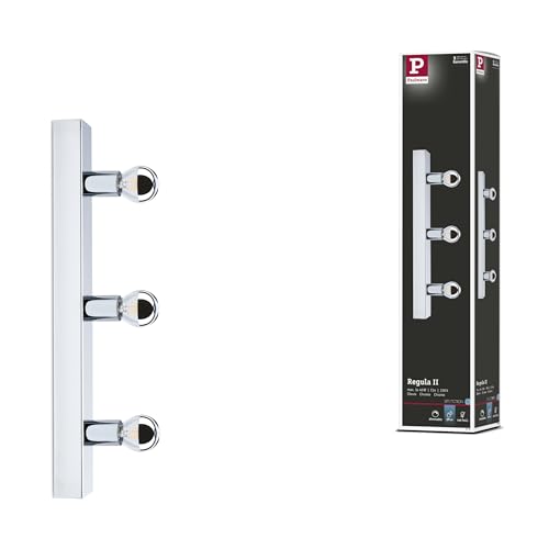 Paulmann 80096 Spiegelleuchte IP44 E14 230V max. 3x40W dimmbar Chrom