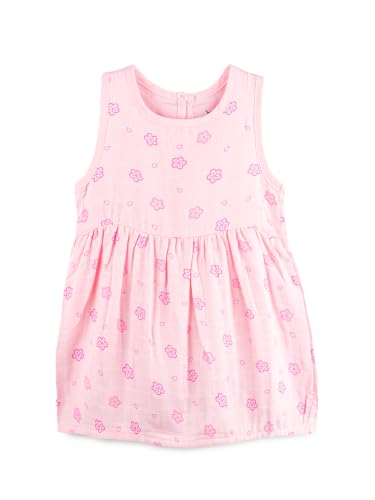 Image of Kidbea Bamboo Cotton Baby Girl Dress, Sleeveless Casual Wear Girls Frock