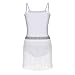inhzoy Vestido de Baile Latino Flecos para Niña Maillot Tirantes de Ballet...