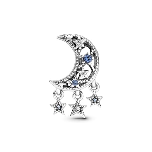 PANDORA Star & Crescent Moon Charm - Bracelet Charm for PANDORA Moments Bracelets - Stunning Women's Jewelry - Gift for Women - Made with Sterling Silver & Cubic Zirconia - With Gift Box3