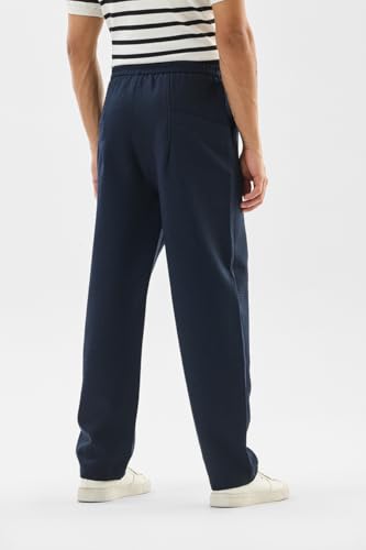 Image of SNITCH Men Chinos | Slim Fit Mid Rise Solid Pattern | Cotton Blend with Medium Stretch & Smooth Texture | Button & Zip Closure for Casual & Street Wear