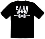Saab Car Car Black T-Shirt Before Fun -139-