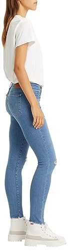 Levi's Damen 711 Skinny Jeans, Rio Lowdown, Blau, 27W 28L – Ansicht 4