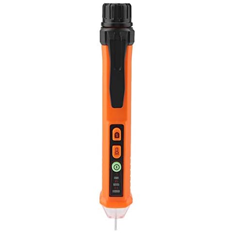 PM8909 Smart Intelligent Non Contact AC Voltage Tester Pen Circuit Detector Electroscope Induction Pen 12--1000V AC Household Power Electrician Tool Sound Light Alarm Cover