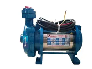 CHETAK 0.5 HP Single Phase 220 volt Openwell Monoset High Pressure Water Pump with 3 mtr cable and stater(panel board), water lift upto tank,well and underground water storage (0.5 hp)