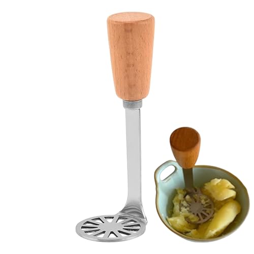 Presse Puree Manuel, Ecrase Pomme De Terre En Acier Inoxydable Presse Puree Pomme De Terre Et Fruits Presse-Purée à Pommes De Terre Avec Manche Pour Fruits, Légumes, Aliments Pour Bébés