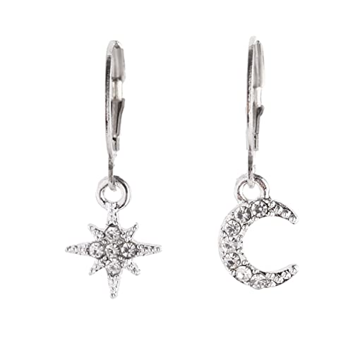 Boucles d'oreilles en argent pour femmes style bohème chic