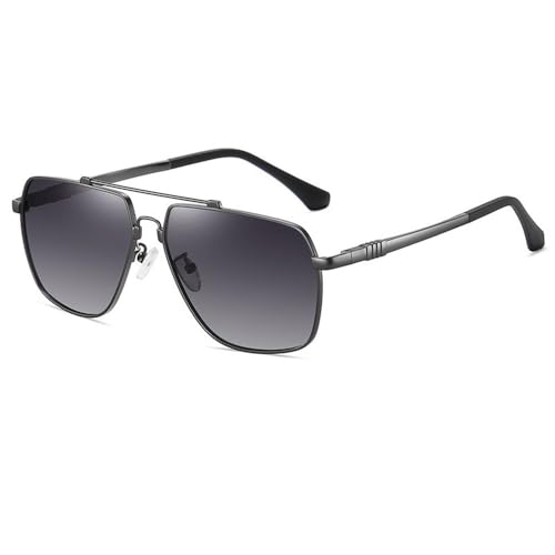Lunettes polarisées homme en métal pour la conduite et les sorties de pêche