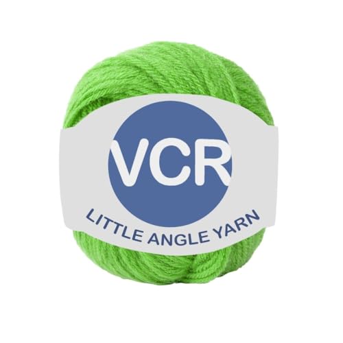 Image of VCR 4 Ply Light Green Little Angle Yarn, 25 Grams, 92 Meters Length, 100% Acrylic Soft Baby Knitting Yarn for Crochet, Newborn Sweaters, Soft Baby Socks, Mittens and Leggings, Pack of 1