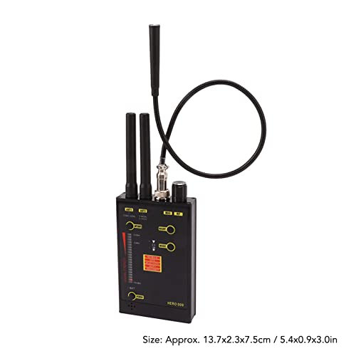 Detector de sinal, dispositivo de audição profissional de 2,4 GHz, alarme portátil 50 MHz-5,4 GHz pa
