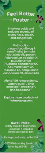 Nature's Way Umcka Allergy & Sinus Relief Chewables, Cherry, 20 ct - image 8