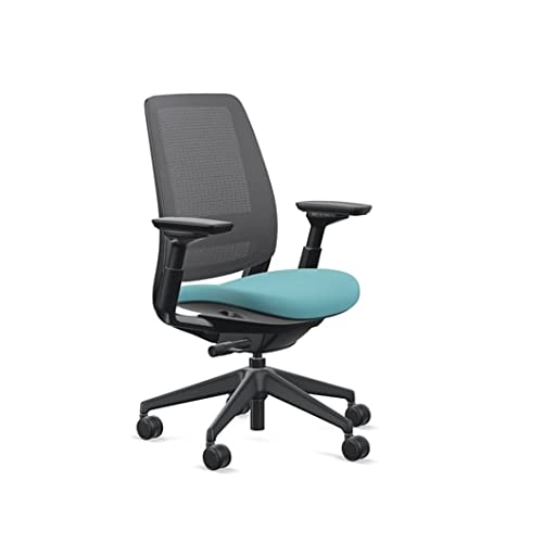 ② Steelcase オフィスチェア 黒 レザー　希少　旧モデル　美品　4脚有 Amazon.com: Steelcase Series 2 Office Chair, Black Frame and 3D