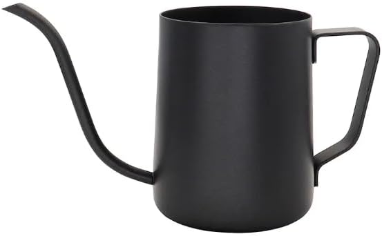 Leiteira em Aço Inox Bico Fino 600ML BLACK - imagem principal do produto
