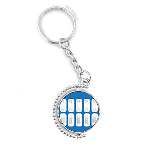 Clés anneau de la chaîne keyholder éducatif multicolore pour enfant