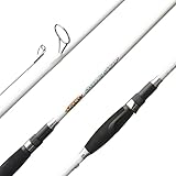 Duckett Fishing Crappie Slayer Spinning Rod, 6'6' Light Spinning, White