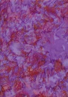 1 Metre | SSB-40 Reddish Purple 100% Cotton Handmade Java Batik Fabric Marble Effect Smoke Batik Patchwork Quilting Dressmaking 112cm / 44"