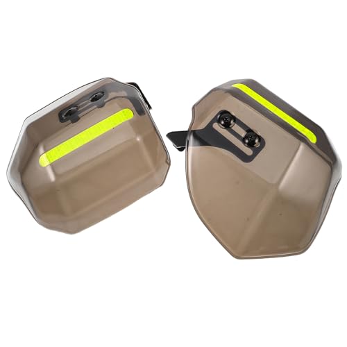 SHINYPASING 1 Par de Cubiertas Protectoras para Manos de Manillar de Motocicleta Eléctrica, Funda Engrosada Antiviento y Antilluvia Reflectante para Protección en Carretera