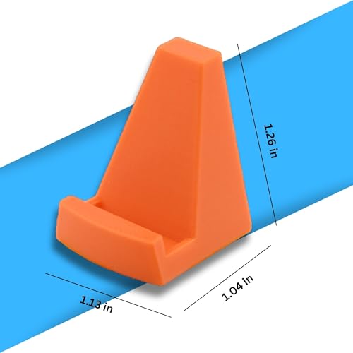 Porta Moneda Triangular Compacto Naranja miniatura 3