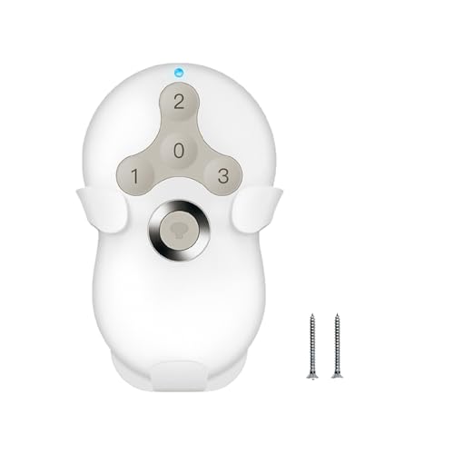 Replacement Remote for Hunter Ceiling Fan Remote Control 99122/99123, 3-Speed and Light Dimmer with Wall Mount,434MHz (Remote Only)