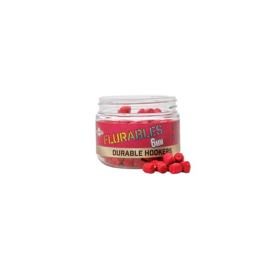 Dynamite Baits Flurables Durable Hookers (Plum 6mm)