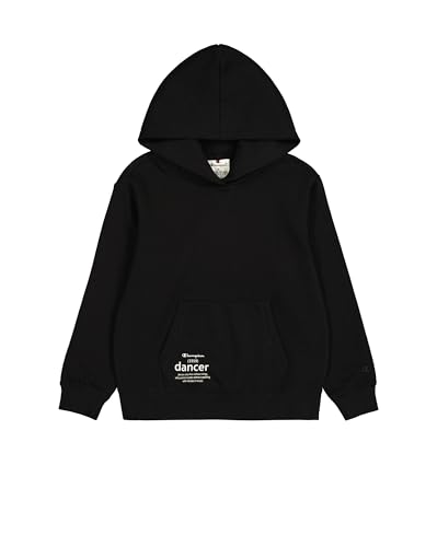 Champion Legacy Emotional Dance G (405013) - Sudadera con capucha de forro polar suave y compacto (240 g), negro (NBK), 5-6 años (XS) Niñas FW24