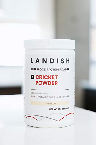 Landish Superfood Protein Powder + Cricket Powder - Vanilla - 300 Grams