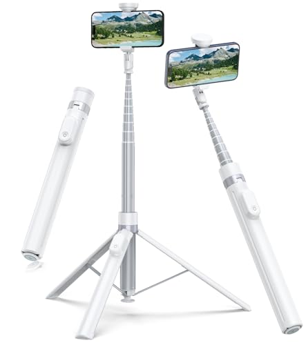 TONEOF 66' Automatic Tripod,Auto-Open Phone Tripod Stand with Magnetic Rechargable Remote,Selfie...