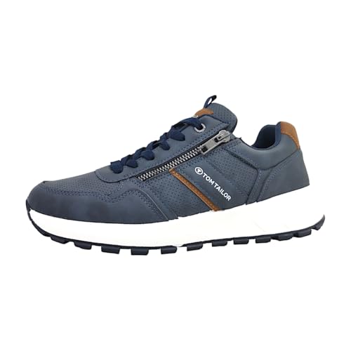 Tom Tailor Herren 5380410002 Sneaker, Navy, 42 EU