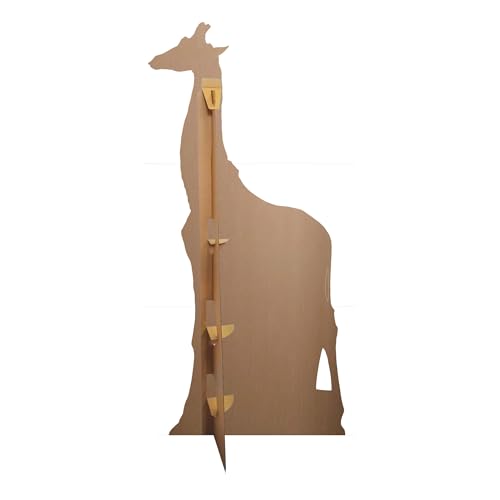 Girafe découpée en carton déco géante sans fixation murale - 5