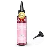 JIASHENG 4.06 fl.oz Monomer, Monomer Acrylic Nail Liquid for Acrylic Powders Liquid Monomer for Acrylic Nails, Acrylic Monomer Liquid Suitable Nail Salon Home DIY Use