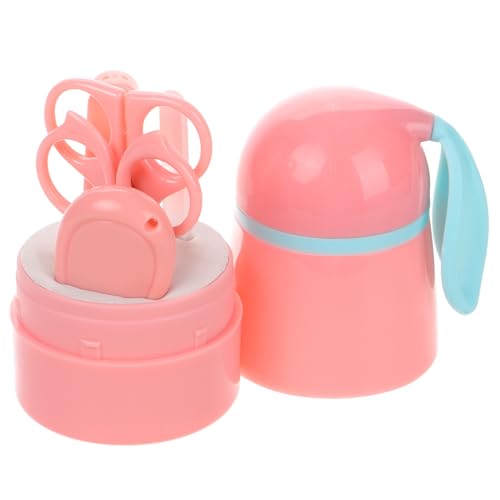 ibasenice Nail Care Kit 5-in-1 Baby Nail Clippers Set Newborn Grooming Kit Nail File Tweezer for Boys and Girls Toddlers