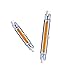 Produktbild WELSUN LED Cob R7S Glasrohr 10W 20W Statt Halogen-Lampe dimmbar 220V - 240V 78mm 118mm Energieeinsparung Leistungsstarke R7S führte Birnen-2pcs (Wattage : 78MM 10W)