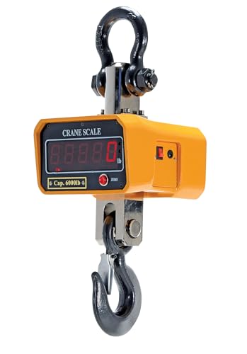 Báscula grúa Vestil SC-6 acero 6000 lb color amarillo miniatura 2