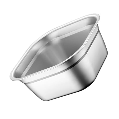 TOYZFRIENDY Bandeja Metálica Cuadrada de Acero Inoxidable Cuenco Multifuncional para Buffet y Lavado de Resistente y Fácil de Limpiar para Uso Doméstico y Comedores