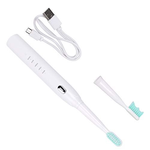 ARTIBETTER Escova de Dentes Elétrica 5 Engrenagens Escova de Dente Recarregável Usb Com Cabeça de Es