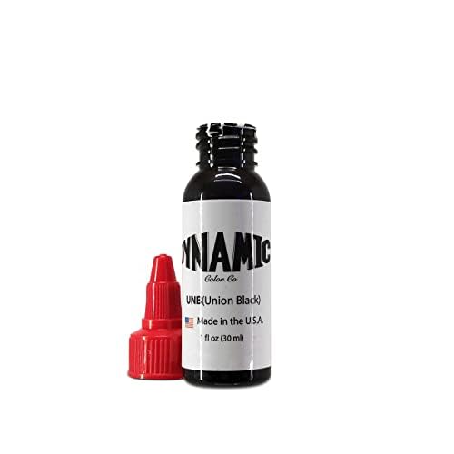DYNAMIC - Tinta Tatuaje para el cuerpo Color Union Black 1oz