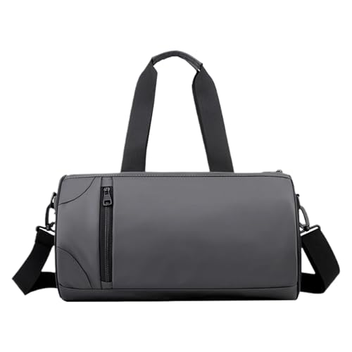 Bolsa de fitness para mujer, bolsa de deporte | bolsa de fin de semana | bolsa de viaje impermeable de gran capacidad organizador con secado y separación para fines de semana, gris, ver descripción