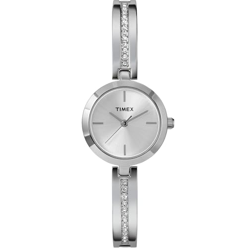 Image of TIMEX Main Street Round 25mm Silver Dial Analog Women Watch - TW2W96100E6