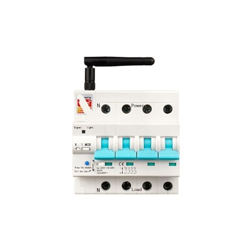 Disjoncteur 4P 80A connecté pour tableau électrique triphasé
